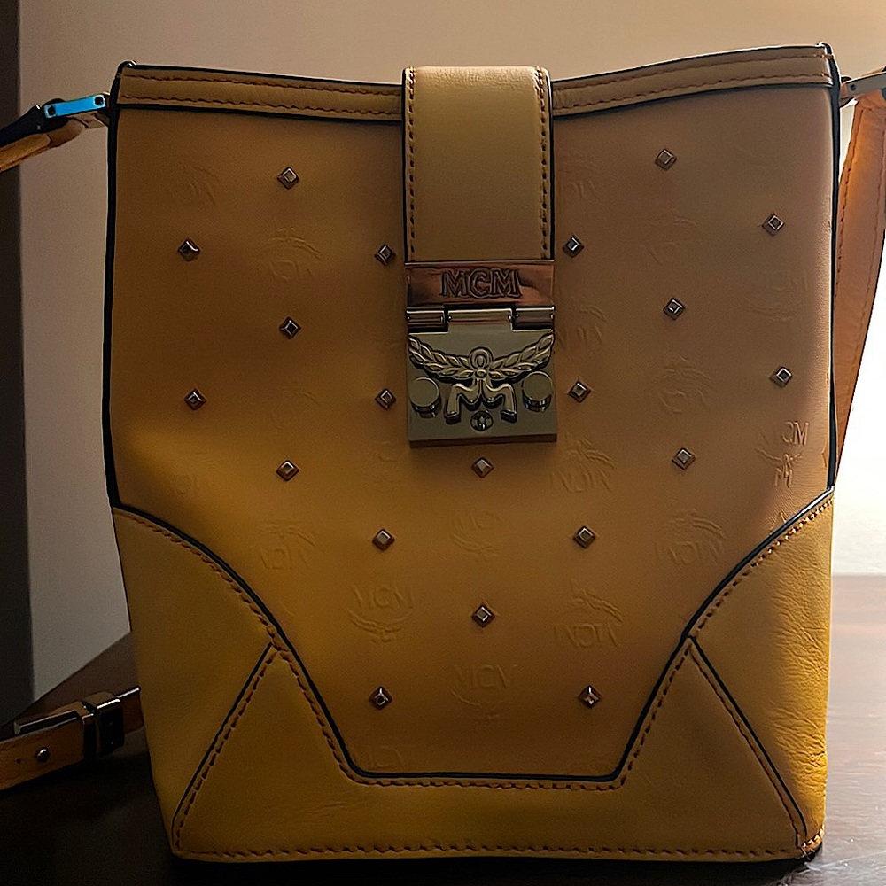 MCM Canary, yellow, Crossbody bag